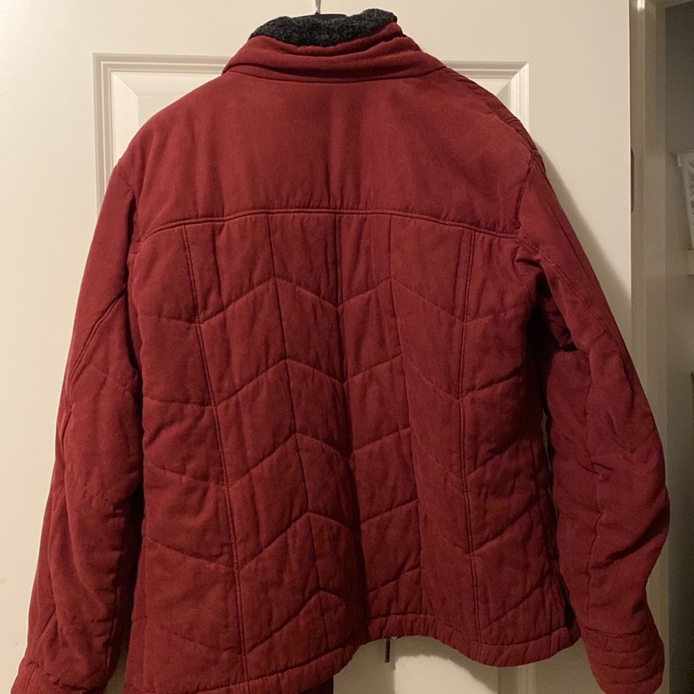 REI Columbia burgundy, winter jacket, size large - Picture 7 of 10